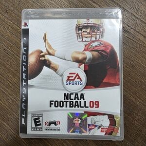 NCAA Football 09 (PlayStation 3 PS3) - Complete CIB w/ Manual & Case